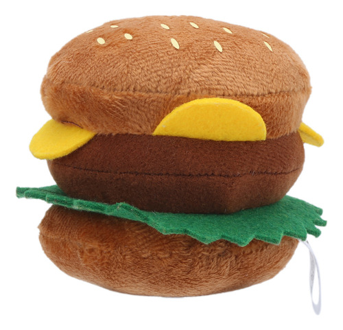 Hamburguesa De Peluche Para Perros, Expresable, Suave,