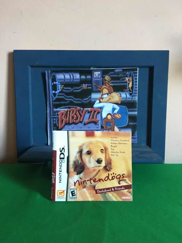 Nintendo Ds Nintendogs Capa Do Jogo Original