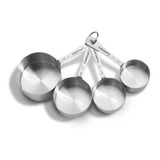 Cuisinart - Juego De 4 Tazas Medidoras (acero Inoxidable), A