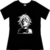 Blusa Siete Pecados Dama Anime Meliodas Tv Camiseta Urbanoz