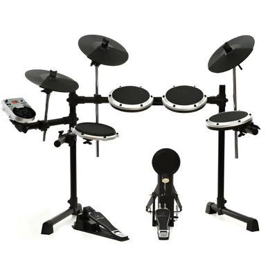 Batería electrónica Behringer XD8 de 8 cuerpos con 123 sonidos color negro - usb | Meses sin interés