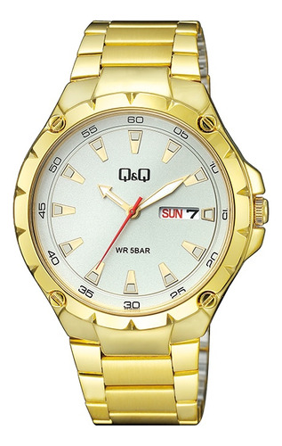 Reloj Para Hombre Q&q A216 A216j001y Dorado