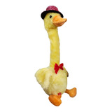 Pato Bailarín Para Niños Repite Sonidos Niños Peluche 25cm 