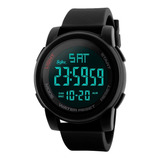 Reloj Digital Deportivo Dual Cronometro Sumergible Sk Color Del Bisel Negro