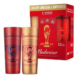 Two Pack Budweiser Vasos De Aluminio Cerveza