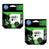 Kit Cartuchos Tinta Hp 662xl Negro 2piezas Cz105al Original