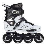 Rollers Slalom Rigidos Abec-9 Profesional Kuest Street White