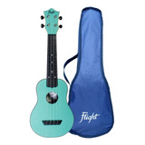 Flight Tus35 Azul Claro Ukulele Soprano Con Funda