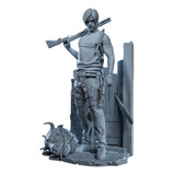 Estátua/figure - Leon - Resident Evil - Para Pintura 