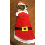 Roupa Gato Cachorro Pet Com Touca Papai Noel Natalina Natal