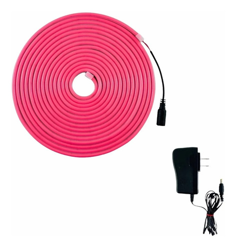 Neon Flex 5m Ip68 12v Sumergible Incluye Fuente Driver 6mm.