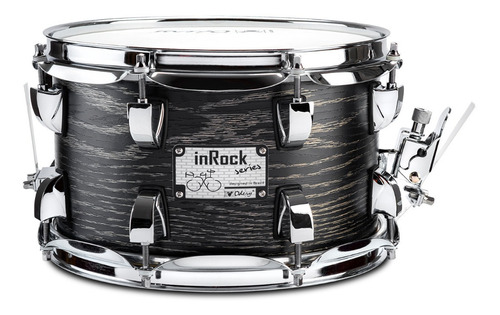 Caixa De Bateria Odery In Rock Ir-1006 Black Ash 10x06