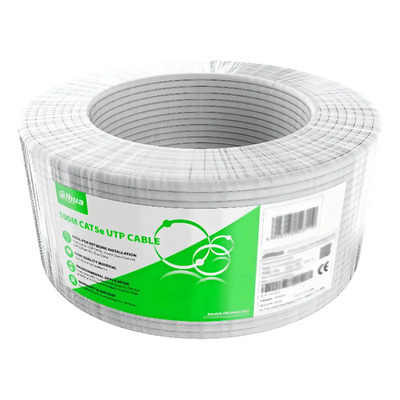Bobina De 100 Mts Cable Utp Cat 5e Cca Color Blanco Dahua | Envío gratis