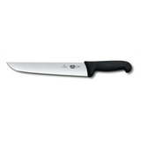 Cuchillo Carnicero De 25cm Mango Nylon Color Gris / Negro