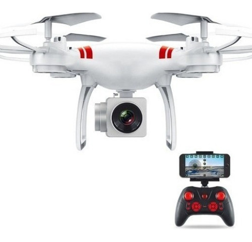 Cámara Profesional 4k Drone 101 White + 2 Baterías