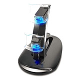 Estacion De Carga Para Joystick Ps4 Dock Led Station