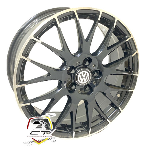 Kit 2 Rines 17x7 5-100 P/corolla Hev Ibiza Prius Polo Vento