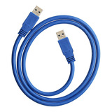 Cable Conector Macho A Macho Usb 3.0 Disco Duro 1.5 Metros