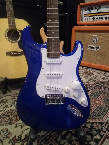 Guitarra Elétrica Sx Strato Stratocaster Metallic Blue 