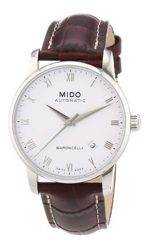 Reloj Mido Baroncelli Automátivo Suizo 38mm Blanco.