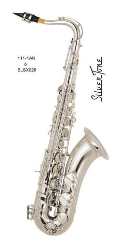 Saxofon Tenor ßb Sib Silvertone Niquel Slsx026 