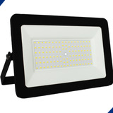 Refletor Holofote Led 100w A Prova D'agua Bivolt Branco Frio