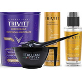 Kit Creme De Hidratação Profissional Itallian Trivitt Fluido