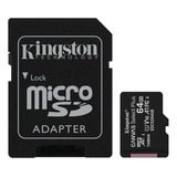 Cartão De Memória Micro Sd Kingston 64 Gb Adapter - Preto