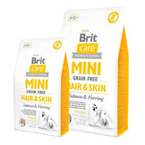 Brit Care Mini Hair & Skin 2kg Gf. Razas Mascotas