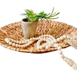 Cesta Decoração Ambientes Cozinha Tendencia Rustica Rattan Cor Marrom