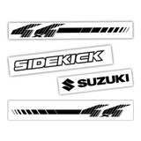 Kit Pack 7pzs Stickers Calcomanía Suzuki Sidekick 4x4 Vitara