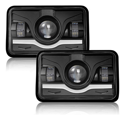 Faros Led 4x6 Hi Lo Beam Fit Chevy S10 Blazer 1994-1997