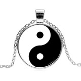 Yin Yang - Collar Con Colgante De Acero Inoxidable Con Símbo
