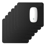 Kit 5 Mousepad Couro Atacado 20x20 + Porta Copos