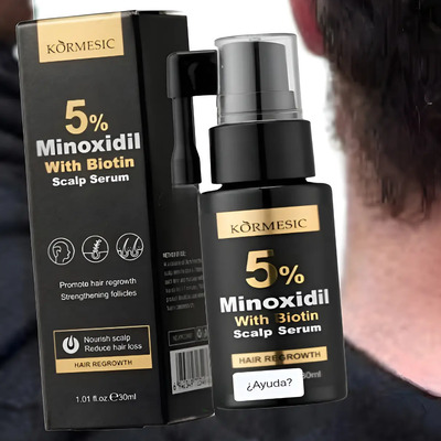 Tratamiento Crecer Cabello Monoxidil Biotina Gengibre 30ml | Meses sin interés