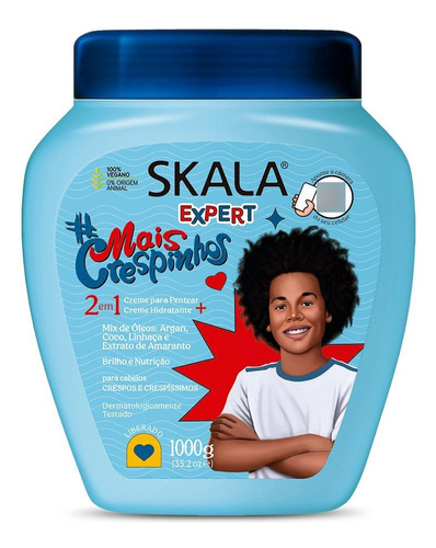 Creme Skala Kids 1kg Tratamento A Sua Escolha + Lançamentos