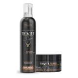 Trivitt Mousse 300ml + Pomada De Alta Fixação 