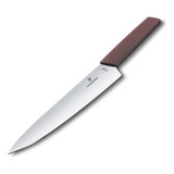 Cuchillo Victorinox Chef 22cm Ergonomico Swiss Modern Suizo. Color Marrón
