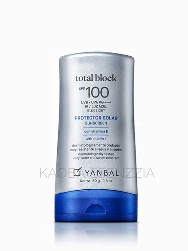 Bloqueador Solar Spf100 Total Block - g a $525