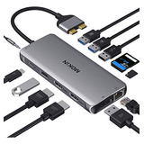 Estación Docking Macbook Pro Hdmi, Adaptador Usb C 12 En 1