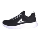 Tenis Running Unisex Pirma Suela Memory Foam Negro/blanco