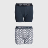 Boxer Hombre Bipack Azul Piedra Fashion's Park