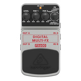 Pedal De Efeito Para Guitarra Behringer Multi Efeito Fx600