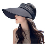 Sombrero Con Sombrilla Resistente A Los Rayos Uv Para Mujer,