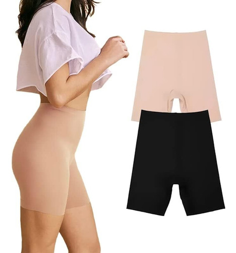 Set De 2 Shorts Invisibles Sin Costuras Ultra Ligero. Ropa