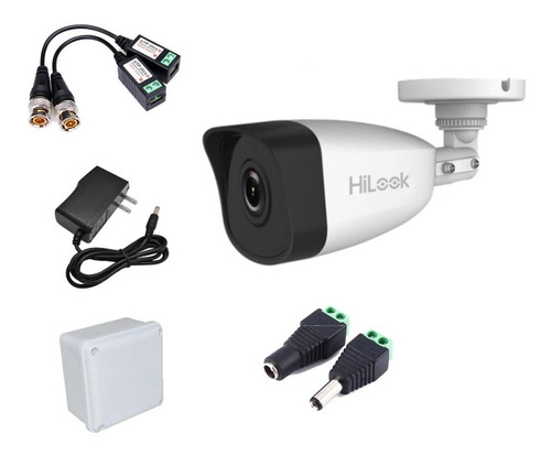 Cámara Tipo Bala  Hikvision Hilook 1080p 2mp + Accesorios