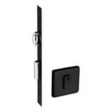 Fechadura Rolete Porta Pivotante Pado Preta 55mm 471 Quadrad