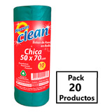 Bolsa Aseo Clean 50x70 Cm 10 Un (pack 20 Productos)