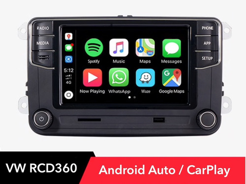 Vw Rcd 330 Android Auto Carplay Jetta Vento Idioma Español