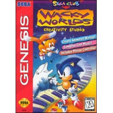 Wacky Worlds Creativity Studio - Sega Genesis (original)